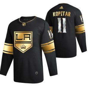 Los Angeles Kings Trikot Anze Kopitar Schwarz 2021 Golden Edition Limited Authentic